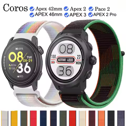 For COROS PACE 3 Sports Nylon Strap Band Watchband For COROS APEX 2 Pro/PACE 2 22/20mm Wristband APE