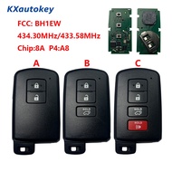 For Toyota 2016 - 2017 Toyota - Smart Key 2B3B3+1B BH1EW - 89904-60K00 434.30MHz433.58MHz chip8A P4A