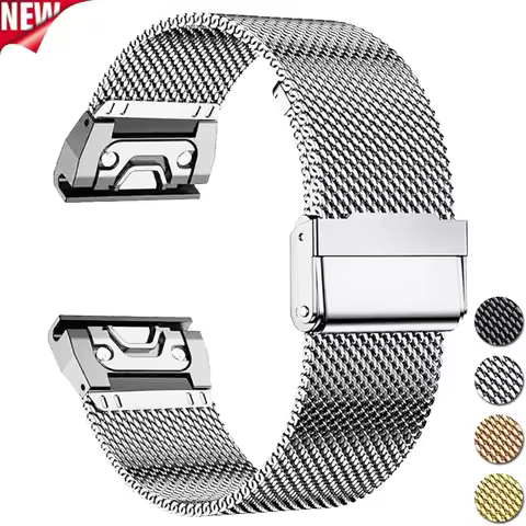 20/22/26mm Quick Fit Strap for Garmin Fenix 8 43 51mm 7X 7 Pro Fenix 6X 6 5X 5Plus Tactix 7 Stainles