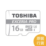 東芝 - 16GB EXCERIA PRO™ M401 microSD記憶卡 UHS-I U3 4K拍攝