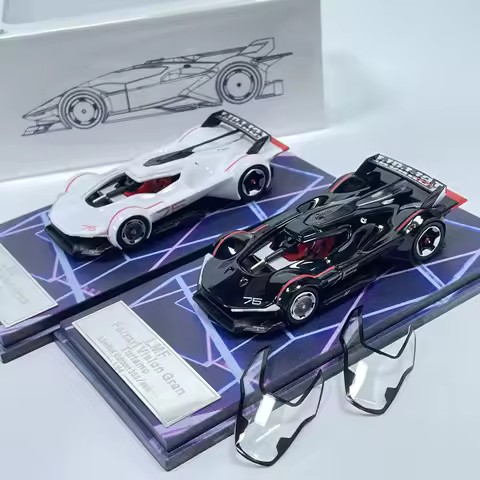 LMF Leap Horse VGT Concept Sports Car 1:64 Alloy Car Model Simulation Ornament High-End Limited Coll