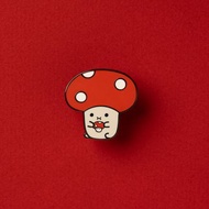 蘑菇 Noodoll 琺瑯別針