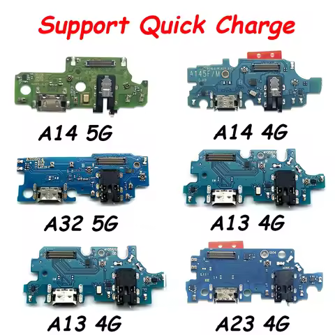USB Charging Port Board Flex Cable Connector Part For Samsung A13 A22 A23 A32 4G A32 5G A14 A145F A2