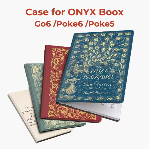 Twosheep 6-inch Case for Onyx Boox Go6 Poke6 Poke5 Magnetic Flip Cover No Shell Auto Sleep Wake Func