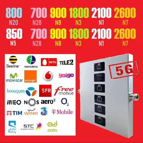 HWATEL B28 B20 B8 B7 B5 B3 B1 700 800 850 900 1800 2100 2600 Original Patent Repeater for Mobily STC
