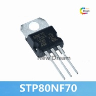 5pcs 80NF70 STP80NF70 TO-220 P80NF70 TO220 N-channel 98A 68V MOSFET Transistor