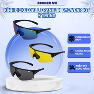 [GENUINE] Pickleball Franklin Eyewear Kit 5 Lenses - Anti-UV, Anti-collision, Eye Protection Goggles