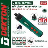 Dekton DK-VT08N mini sliding screwdriver - 8Nm torque, TypeC charging, Led light - genuine product