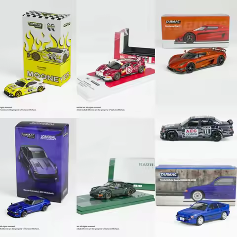 Tarmac Works 1:64 Regera Orange Fairlady Z S30 Blue GR86 MOONEYES RWB 964 CR-X PRO Diecast Model Car