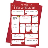 [Coisíní] Your First Christmas Card - Christmas Greeting Card With Envelope For Boyfriend, Husband, 