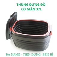 Foldable, stretchy car storage box for cars, 37L capacity, made of super durable PP plastic