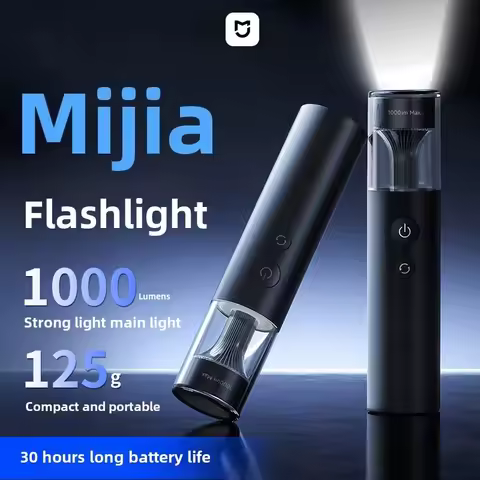 Mijia Flashlight Multi Functional 4in1 Rechargeable 3100mAh 1000 lumen IP65 Waterproof Emergency Lig