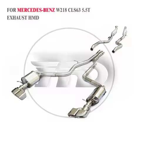 For Mercedes Benz CLS63 W218 5.5T Catback Exhaust car accessories Customizable SS304 Electronic Valv