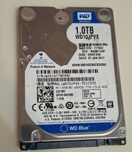WD Blue 1TB 5400 rpm HDD 2.5吋 硬碟