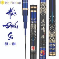 Hac Dieu Su 8H hand fishing rod, single fishing rod for hunting 15kg fish load. Hoang Nam Fishing Ge