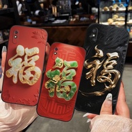 Xiaomi Redmi 9A / Redmi 9A case with CNY calligraphy, luck, fortune, peace