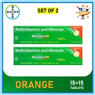 Berocca Orange Flavor (BUNDLE 15 + 15s Effervescent Tablets) BUY 1 TAKE 1 Multivitamins and Minerals