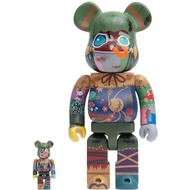 Bearbrick Poupelle 100％ & 400％