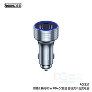 REMAX RCC327 83W QC + PD Car Charger (2 USB + 1 Type-C)