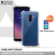 Anti Crack Samsung Galaxy A6 Plus (6.0") | Soft Case Anti-impact + FREE Tempered Glass