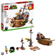 LEGO Super Mario Bowser's Airship 1,152 Piece Building Kit, Unveils Detailed Interior, Includes Kame