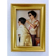 Auspicious Picture Of Somdej Ya Haircut9 Image Size 4x6 Inches Total 5x7 Inch Frame There Is A Hangi