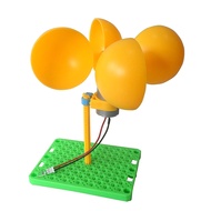 DIY Wind Turbine Generator Kit DC 0.1V-3V Generator with Holder Blades Brushless Motor Mini Dynamo G