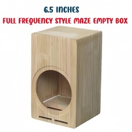 DIY 6.5-inch Car/Home  Speaker Empty Box,Full Frequency Labyrinth Speaker Empty Box Body,Speaker Box