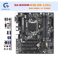 Mainboard Gigabyte B250M-D3H Socket 1151 | DDR4 | Support i3 i5 i7 Gen 6 7 | M.2 NVMe |. 12 Months