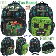 Mineecraft Children's School Backpack Minicraft School Backpack Batman Backpack/ Boys' School Backpa