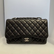 Chanel 11.12 Classic Flap (CF ) Bag  / Single flag 單層翻蓋 Jumbo 銀扣  / Caviar Granied Calfskin / 香奈兒 經典