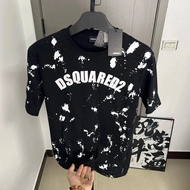 (() Billions of Clothing First Launch: Splash Ink D2 New Style T-Shirt Letters Fashion Street Wear T