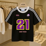 KATUN AFAKIDS - 24S Cotton Football Jersey No. 21 USA New York