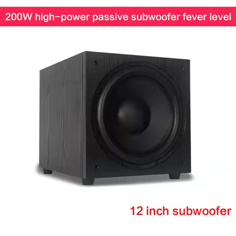 200W 12-inch High power Subwoofer speaker Passive Subwoofer Home Theater TV Computer Speakers Enthus
