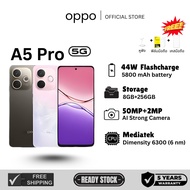 Oppo A5 Pro 8+256GB สมาร์ทโฟนสุดคุ้ม หน้าจอใหญ่ 6.67 นิ้ว แบตอึด 5800mAh ชาร์จไว 44W ของแท้ พร้อมประ