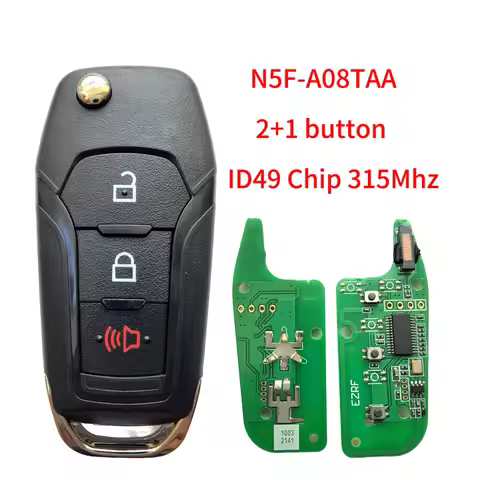 Jingxin Car Remote car Key Fit For Ford F150-F550 Fusion Explorer N5F-A08TAA ID49Chip 315Mhz Auto Sm