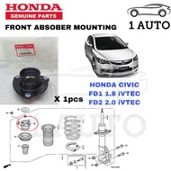 (ORIGINAL HONDA PARTS) FRONT SHOCK ABSORBER MOUNTING 1 pcs HONDA CIVIC FD SNA FD1 1.8 FD2 FD2R 2.0