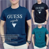 🇲🇾GUESS-Baju Lelaki T Shirt/Baju Guess Lelaki/Men T-shirt/Baju Calvin Klein/Boss T Shirt/Baju CK/Baj