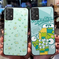 XI106 Kero-ppi Glass Case for Samsung A73 A52 A33 A13 A52S A23 A53 A72 A32 5G HD