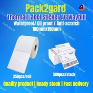 A6 Thermal Sticker AWB /Air Waybill/ Thermal Paper Roll/ Fanfold/ Barcode Label 100 X 150mm