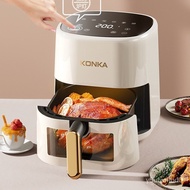 Air Fryer Household Deep Fryer Large Capacity Automatic Intelligence2024New Visual Appliances