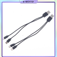 KLL 1 2ชิ้น20ซม. สายอะแดปเตอร์ตัวแยกสัญญาณ USB to Type-C พอร์ต4 5 2 3 สายแยก USB C ไปยัง Type C สายช