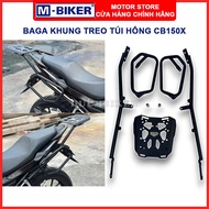 Baga CB150X, Side bag frame CB150X, Rear bag hanging frame set for Honda CB150X | M-Biker