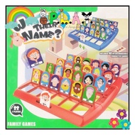 PLAY Guess Family Name Board Game Guess Who Is It Family Board Game Party Table Game Guess Pokemon C