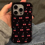 Full Screen Cherry Jelly Phone Case Suitable for iPhone 16 Pro Max/15/14 Pro Max/13 Pro Max/12 Pro M