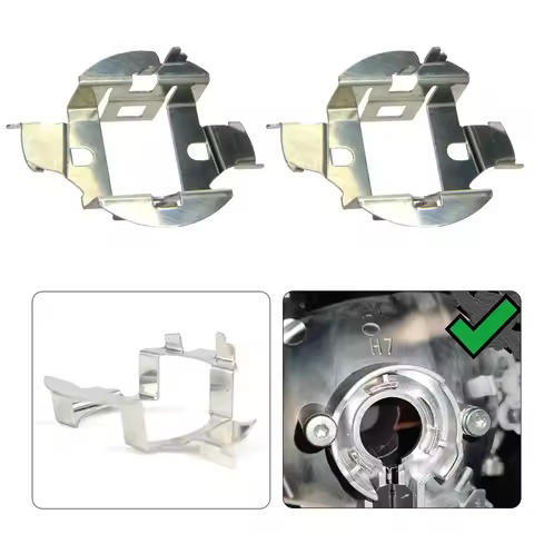2PCS H7 HID Headlight Bulb Holders light Adapter Base For Mercedes For BMW E60 5 Series 588127 H7 Bu