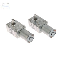 FOT 370 Reversible High Torque Worm Geared Motor DC 12V Reduction Motor Electric Drive Motor 10RPM 1