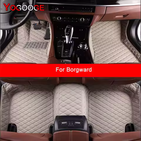 YOGOOGE Custom Car Floor Mats For Borgward BX3 BX5 BX6 BX7 Auto Carpets Foot Coche Accessorie