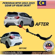 “ READY STOCK “ PERODUA MYVI GEAR UP REAR SKIRT PU BODYKIT 2022 2023 2024 2025