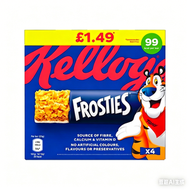 家樂氏® Frosties 玉米糖霜片 4包裝 x 25g  (平行進口) [英國直送]